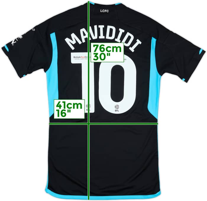 2023-24 Leicester Away Shirt Mavididi #10 - 9/10 - (XS)
