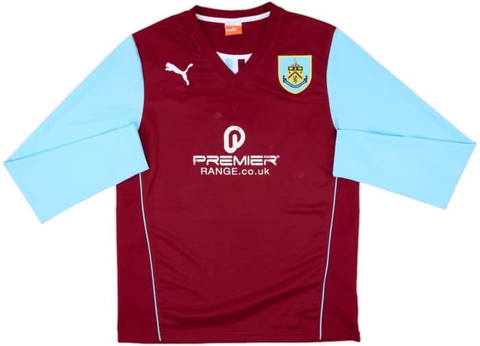 2013-14 Burnley Home L/S Shirt - 5/10 - (L)