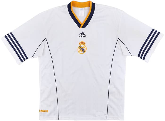 1999-00 Real Madrid adidas Training Shirt - 9/10 - (M)