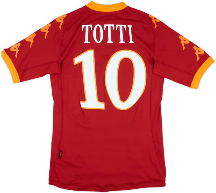 2010-11 Roma Home Shirt Totti #10 - 7/10 - (S)