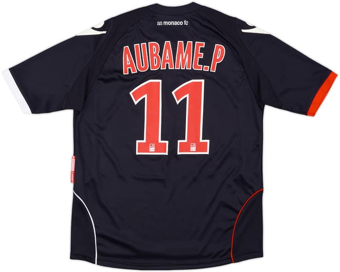 2010-11 Monaco Away Shirt Aubame. P #11 - 9/10 - (S)