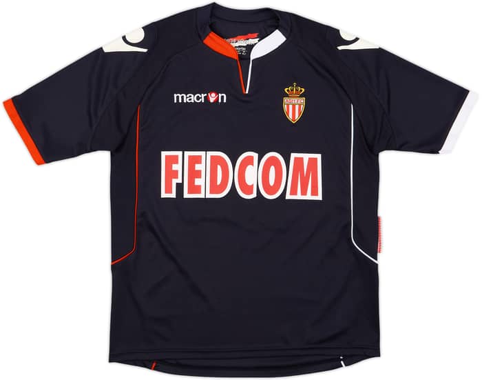 2010-11 Monaco Away Shirt Aubame. P #11 - 9/10 - (S)