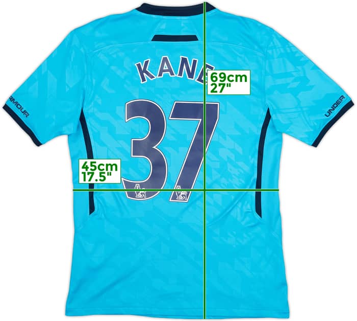 2013-14 Tottenham Away Shirt Kane #37 - 7/10 - (M)