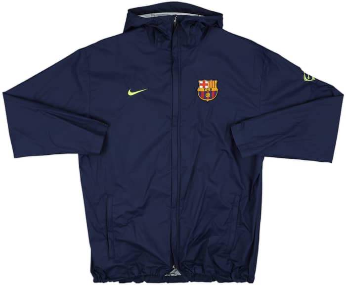 2009-10 Barcelona Nike Hooded Rain Jacket - 8/10 - (XL)