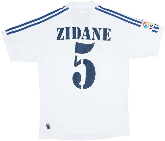2001 Real Madrid Home Shirt Zidane #5 - 6/10 - (S)