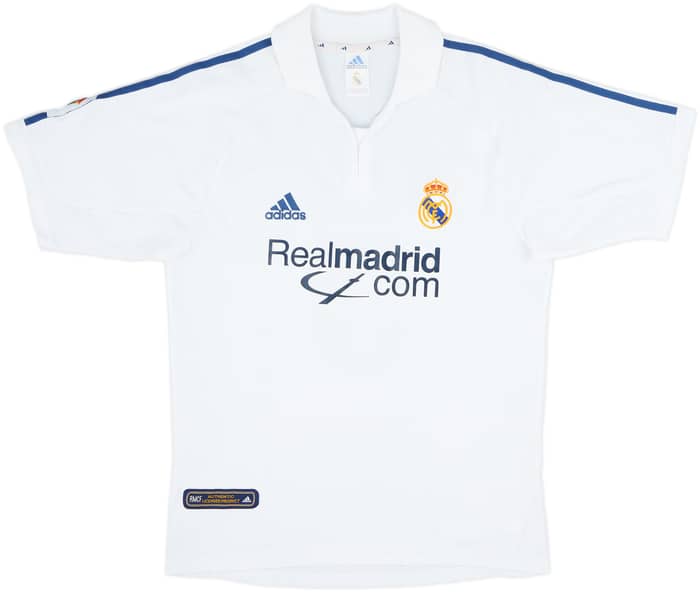2001 Real Madrid Home Shirt Zidane #5 - 6/10 - (S)