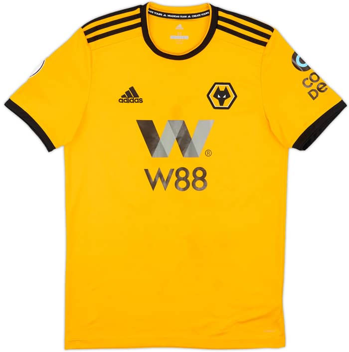 2018-19 Wolves Home Shirt J. Moutinho #28 - 4/10 - (M)