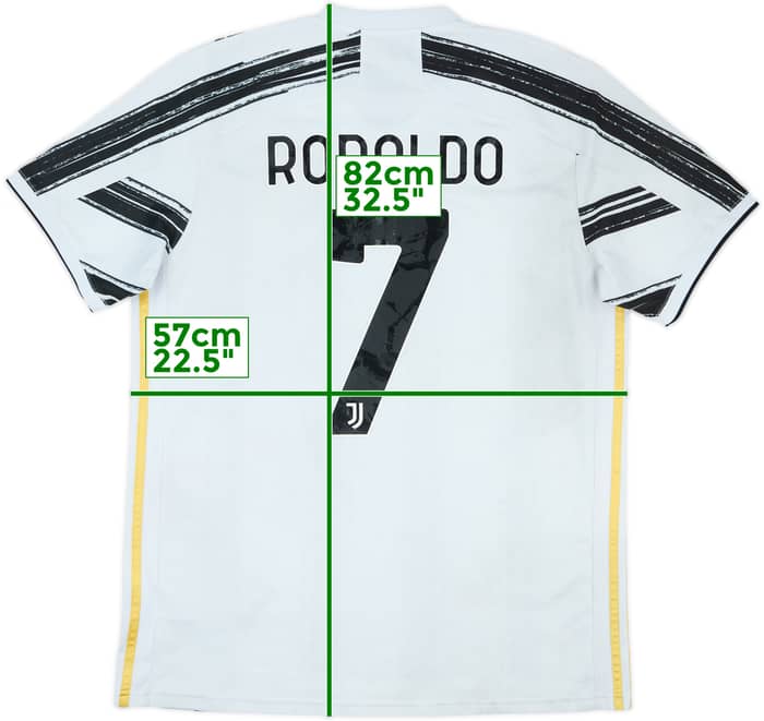 2020-21 Juventus Home Shirt Ronaldo #7 - 6/10 - (L)