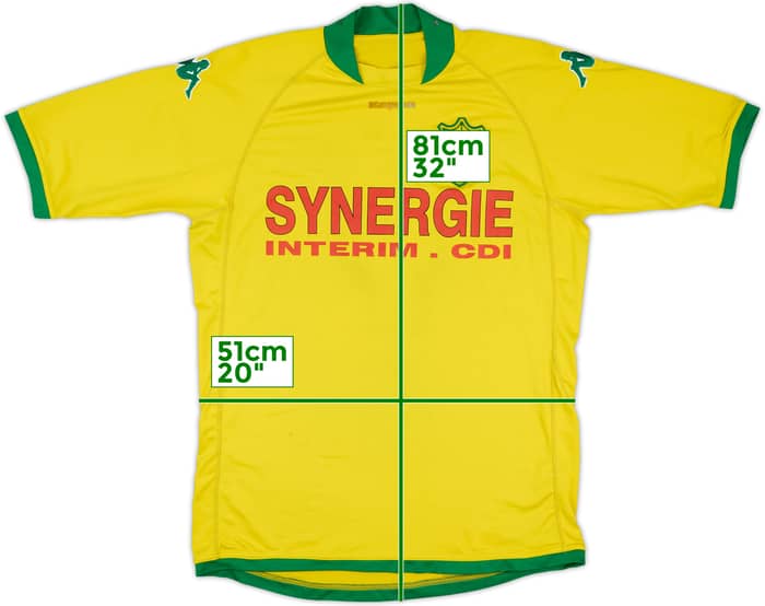 2008-09 Nantes Home Shirt - 4/10 - (L)
