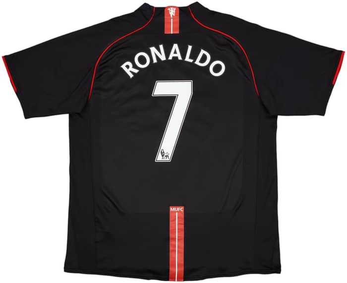 2007-08 Manchester United Away Shirt Ronaldo #7 - 9/10 - (XL)