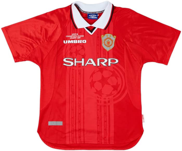 1999-00 Manchester United 'CL Winners' Shirt Beckham #7 - 5/10 - (M)
