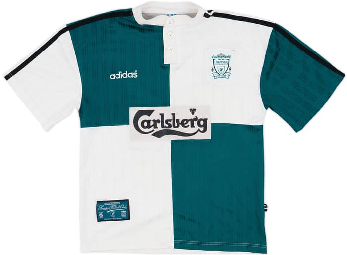 1995-96 Liverpool Away Shirt - 7/10 - (L.Boys)