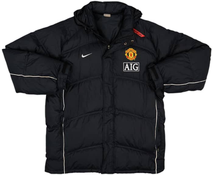 2008-09 Manchester United Nike Padded Bench Coat - 8/10 - (L)
