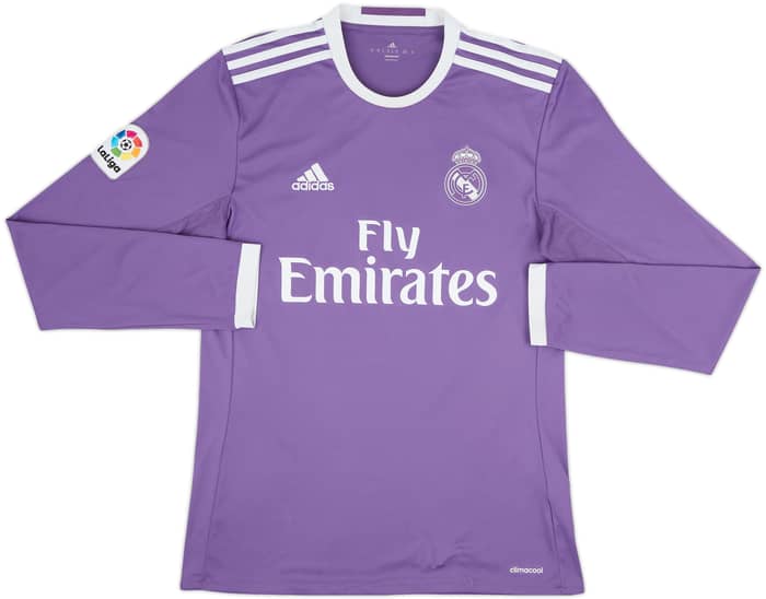 2016-17 Real Madrid Away L/S Shirt Ronaldo #7 - 7/10 - (S)