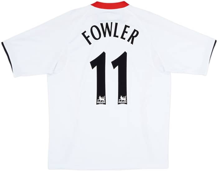 2005-06 Liverpool Away Shirt Fowler #11 - 8/10 - (L)