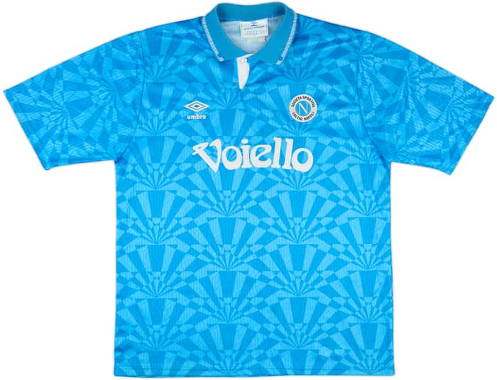 1991-93 Napoli Home Shirt - 7/10 - (L)