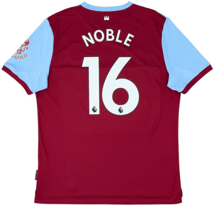 2019-20 West Ham Home Shirt Noble #16 - 9/10 - (XL)