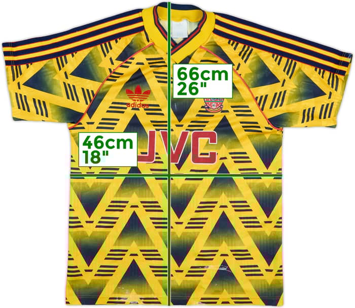 1991-93 Arsenal Away Shirt - 5/10 - (S)