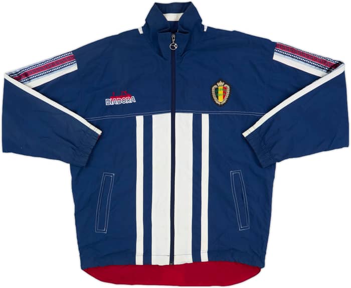 1994-95 Belgium Diadora Track Jacket - 8/10 - (M)
