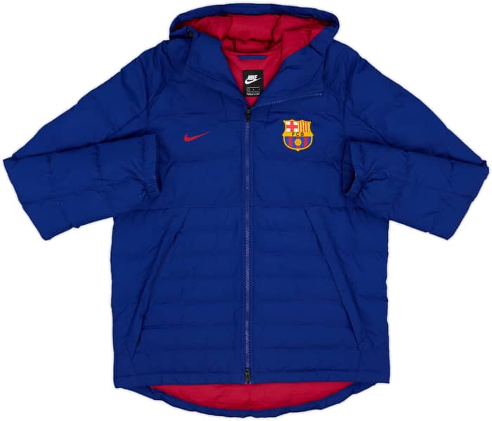2018-19 Barcelona Nike Padded Bench Coat - 8/10 - (L)