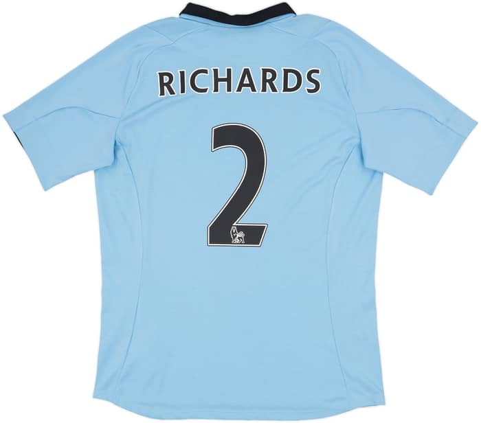 2012-13 Manchester City Home Shirt Richards #2 - 8/10 - (L)