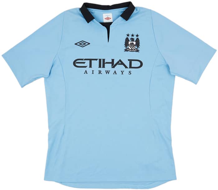 2012-13 Manchester City Home Shirt Richards #2 - 8/10 - (L)