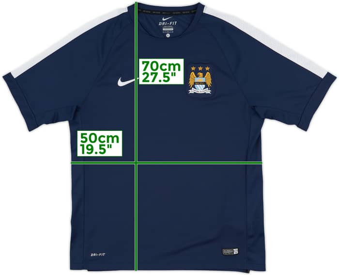 2014-15 Manchester City Nike Training Shirt - 9/10 - (L)