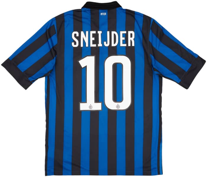 2011-12 Inter Milan Home Shirt Sneijder #10 - 7/10 - (M)