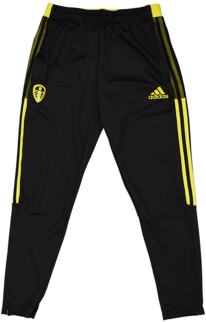 2021-22 Leeds United adidas Track Pants/Bottoms - 9/10 - (M)