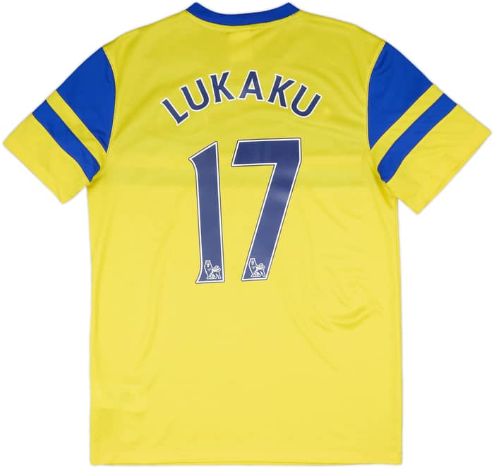 2013-14 Everton Away Shirt Lukaku #17 - 8/10 - (M)