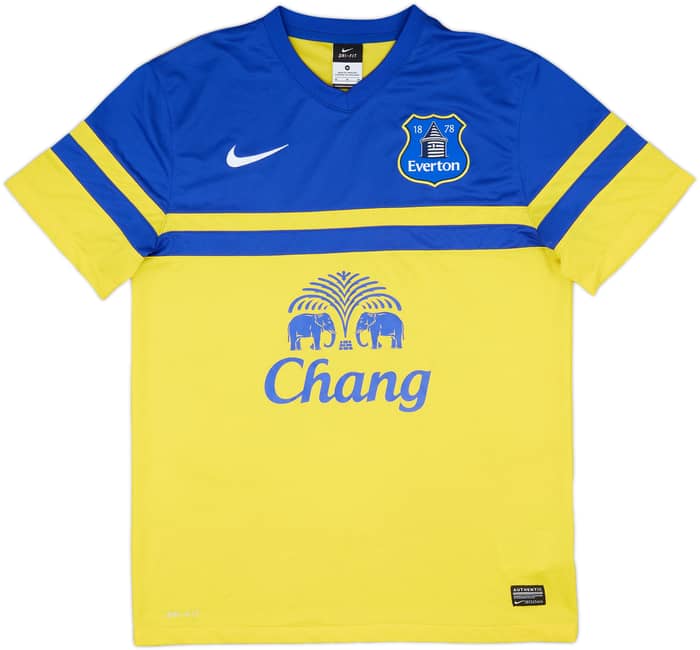 2013-14 Everton Away Shirt Lukaku #17 - 8/10 - (M)