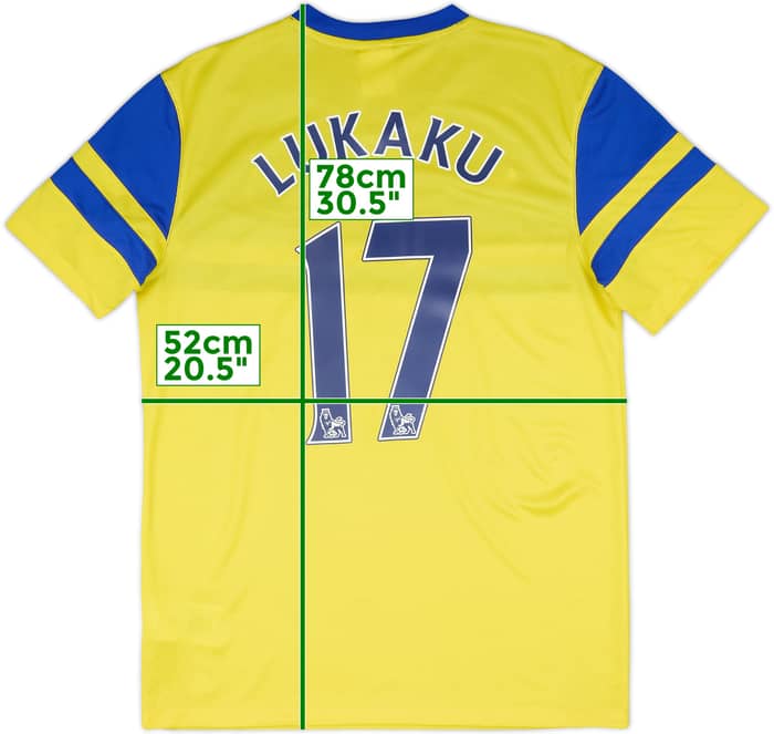 2013-14 Everton Away Shirt Lukaku #17 - 8/10 - (M)