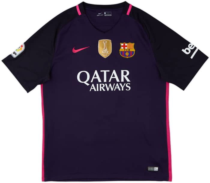 2016-17 Barcelona Away Shirt A.Iniesta #8 - 8/10 - (L)