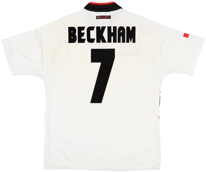 1997-99 Manchester United Away Shirt Beckham #7 - 6/10 - (L)