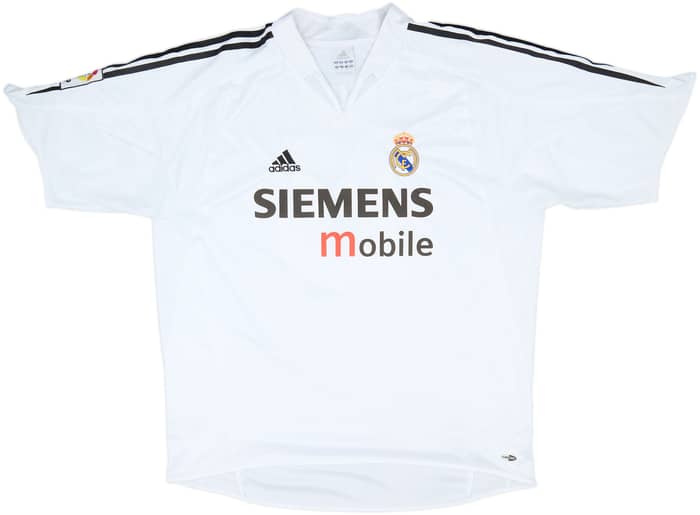 2004-05 Real Madrid Home Shirt Beckham #23 - 8/10 - (XL)