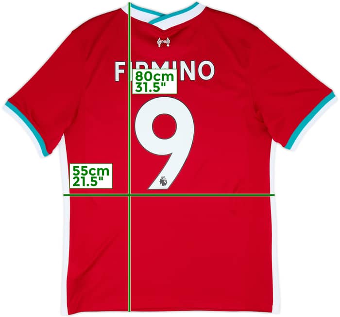 2020-21 Liverpool Home Shirt Firmino #9 - 9/10 - (L)