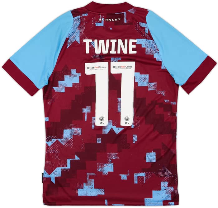 2022-23 Burnley Home Shirt Twine #11 - 7/10 - (S)