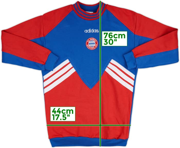 1995-97 Bayern Munich adidas Sweat Top - 7/10 - (M)