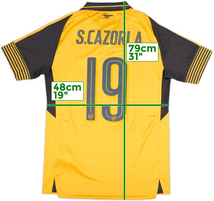 2016-17 Arsenal Away Shirt S. Cazorla #19 - 10/10 - (M)
