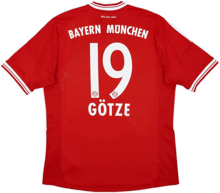 2013-14 Bayern Munich Home Shirt Gotze #19 - 7/10 - (L)