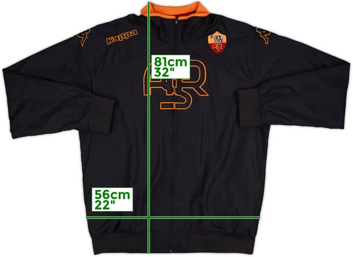 2011-12 Roma Kappa Track Jacket - 8/10 - (XXL)