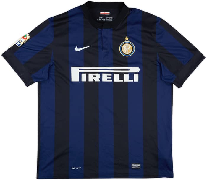 2013-14 Inter Milan Home Shirt - 6/10 - (XL)