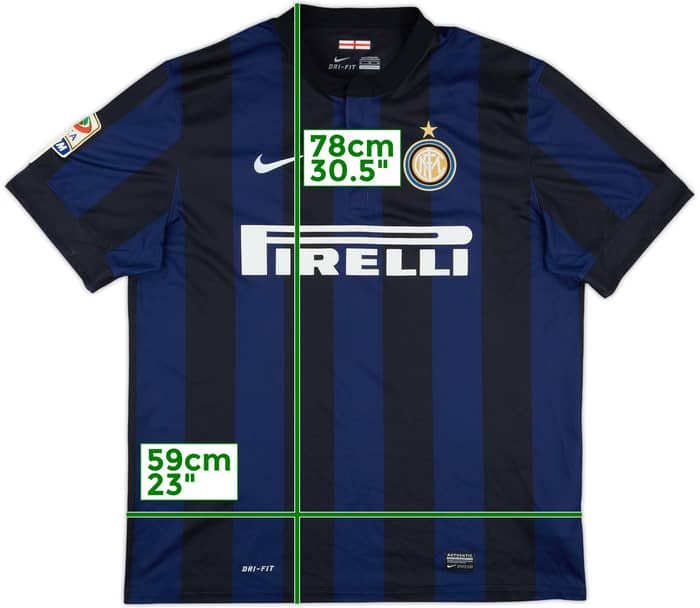 2013-14 Inter Milan Home Shirt - 6/10 - (XL)