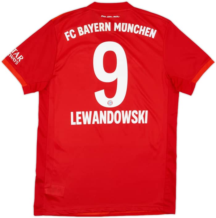 2019-20 Bayern Munich Home Shirt Lewandowski #9 - 7/10 - (M)