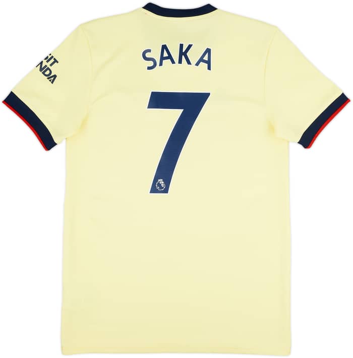 2021-22 Arsenal Away Shirt Saka #7 - 7/10 - (M)