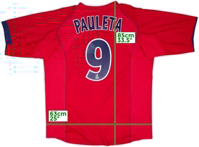 2004-05 Paris Saint-Germain Away Shirt Pauleta #9 - 7/10 - (XL)