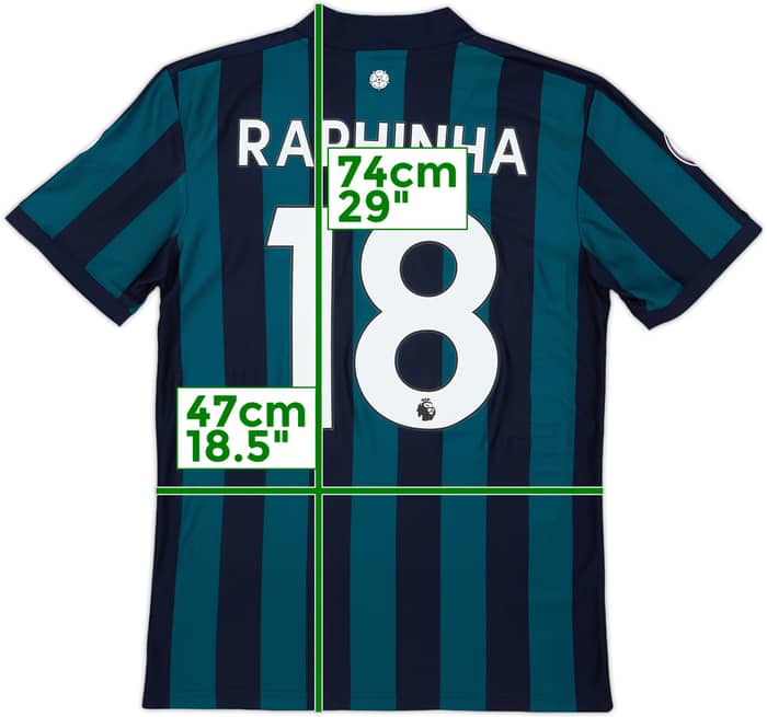 2020-21 Leeds United Away Shirt Raphinha #18 - 8/10 - (S)