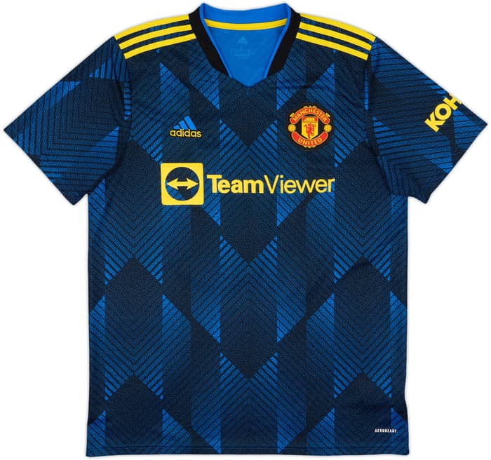 2021-22 Manchester United Third Shirt B.Fernandes #18 - 7/10 - (L)
