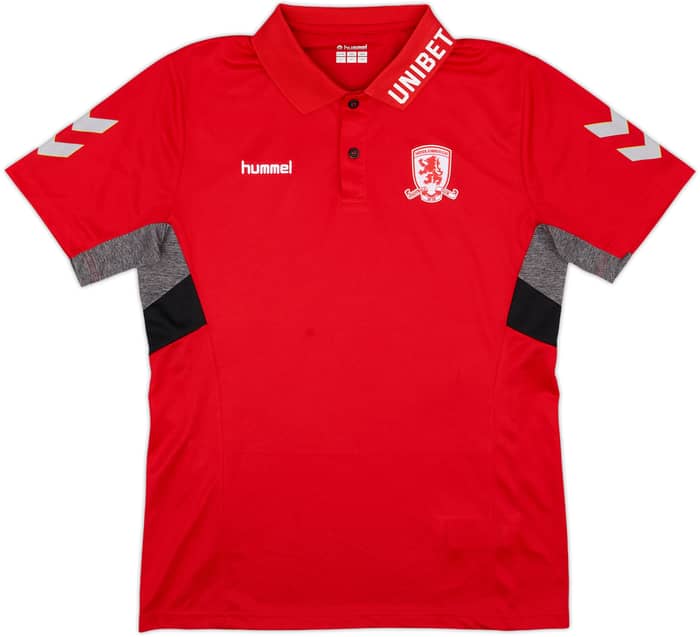 2019-20 MIddlesbrough Hummel Polo Shirt - 8/10 - (L)