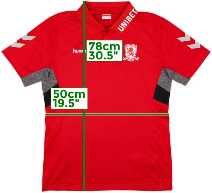 2019-20 MIddlesbrough Hummel Polo Shirt - 8/10 - (L)